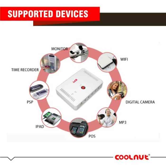 SKE SK616 Mini DC UPS for Wifi Router +ONU + IP CAMERA/ CC CAMERA 15600MAH WITH MEGA 5 OUTPUT